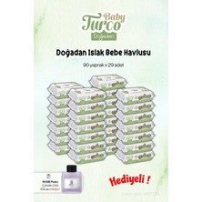 Baby Turco Doğadan 29 Paket, 90'lı ve Rosie Koku Hediye
