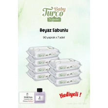 Beyaz Sabunlu Baby Turco 7 Paket, 90'lı ve Rosie Koku Hediye