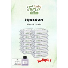 13 Paket Beyaz Sabun Baby Turco 90'lı ve Rosie Koku Hediye