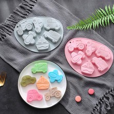 Siliko World Kek Kalıbı Çikolata Kalıbı Taş Tozu Kalıbı Araç & Taşıt Modelleri