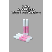 Takma Tırnak Yapıştırıcı 5 Adet 2ml - Tips Yapıştırıcı - Fırçalı Protez Tırnak Yapıştırıcı Easy Beauty