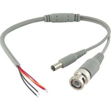 OEM Bnc + Dc 12V Kablolu Jack 30 cm