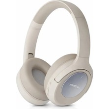 Acl Abk-11 Kablosuz Kulak Üstü Bluetooth Kulaklık Ultra Bass Yumuşak Yastıklı Krem