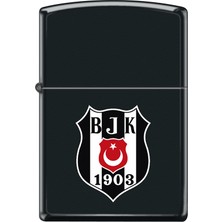 Zippo Beşiktaş Football Club Dizayn Lisanslı Çakmak - Black Matte