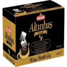 Çaykur Altınbaş 200 gr Sade Demlik Poşet Çayı 40'lı Doğal ve Katkısız Ferahlatıcı Lezzet