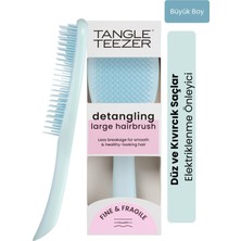 Tangle Teezer The Ultimate Detangler Large Fine & Fragile Seafoam Blue Eletriklenme Önleyici Saç Fırçası-Tarak (İnce Telli & Yapranmış Saç)
