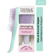 Tangle Teezer The Ultimate Detangler  Mint & Lilac Eletriklenme Önleyici Mini Boy Tarak (Düz ve Kıvırcık Saçlar)