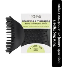 Tangle Teezer Scalp Brush Black Masaj & Saç Fırçası-Tarak Islak Kullanım (Tüm Saç Tipleri)
