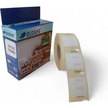 Ecotag Dymo Muadili Etiket  25 mm x 25 mm 750 Adet S0929120