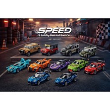 Hey Gidi Gift Mini LEGO Araba Yapı Blok Seti - Araba Yapım Seti - Building Block Oyuncak Araba Seti