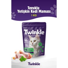 Tavuklu Yetişkin Kedi Maması 1 kg Yüksek Proteinli Vitamin ve Mineral Takviyeli Sindirim