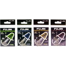 Fujin Power Snap Size:2 Klips 10'lu Paket 17.8 kg Çeker Değeri ile Güvenilir Balıkçılık Ekipmanı