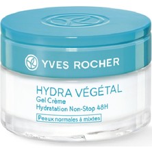 Yves Rocher Hydra Vegetal 48 Saat Derinlemesine Nemlendiren Jel Krem 50 ml Karma Ciltler İçin Etkili Nemlendirici