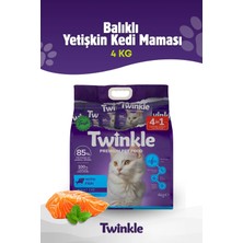 Twinkle Balıklı Yetişkin Kedi Maması 4 kg %30 Protein Omega ve Taurin Destekli Tüy ve Deri Sağlığı