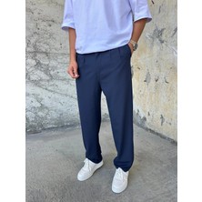 Difransel Jeans Erkek Pileli Rahat Kesim Yüksek Bel Baggy Pantolon