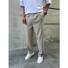 Difransel Jeans Erkek Pileli Rahat Kesim Yüksek Bel Baggy Pantolon