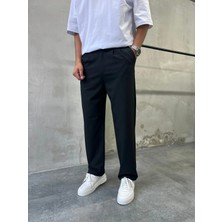 Difransel Jeans Erkek Pileli Rahat Kesim Yüksek Bel Baggy Pantolon