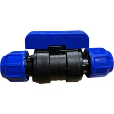 Veka 25 mm Kaplinli Küresel Vana | Pe Boru Uyumlu Plastik Su Vanası | 25’lik