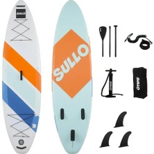 Sullo 320 cm x 81 cm x 15 cm Şişme Paddle Board – Şişme Sup Board 150 kg Taşır Şişme Sörf Tahtası