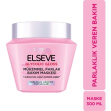 L'oréal Paris Elseve Glycolic Gloss Mükemmel Parlaklık Veren Saç Bakım Maskesi 300ML