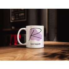 fotografyabaskı Kişiye Özel R Baş Harfli Isimli Kupa Bardak