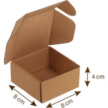 8X8X4 cm E Dalga E-Ticaret Karton Kutu , Kargo Kutusu 125 Adet