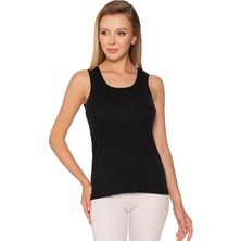 Gümüş 4024 6'lı Renkli Ribana Geniş Askı Düz Biye Atlet