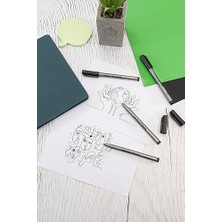 Eberhard Faber EF558104 Pigment Fineliner 4lü Set