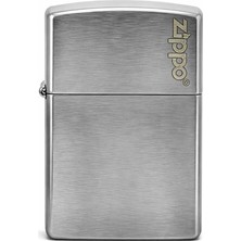 Zippo Bulus-Zippo Logo Çakmak Rüzgar Geçirmez Benzinli Moda Tasarım Brushed Chrome