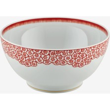 Vista Alegre Coralina By Oscar De La Renta Turuncu Porselen Servis Kasesi 24 cm