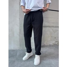 Difransel Jeans Erkek Relax Fit Lastikli Bel Keten Pantolon