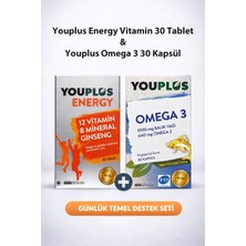Youplus Energy & Omega 3 Günlük Temel Destek Seti