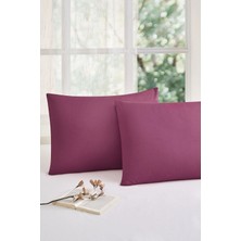 Özdilek Ranforce 2li Yastık Kılıfı-Mürdüm