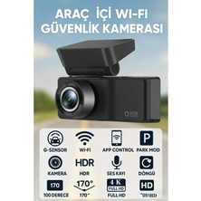 Conio A88PRO 2.5k Ultra Hd 2 Kameralı Araç Kamerası | 3.0 Inç IPS Dokunmatik Ekran, Wifi App Kontrol, G-Sensör, 7/24 Park Izleme