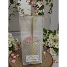 Doğal Bubble Çiçekli El Yapımı Kokulu Mum