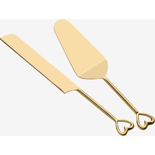 Chiara Alessi Altın Pirinç Servis Seti