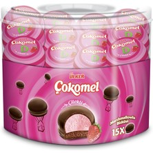 Ülker Çokomel Marshmallow Çilekli - Kutulu - 180 Gram - 6 Kutu