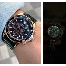 Ferrucci Full Fonksiyonlu Takvimli Fosforlu Kadran Çelik Erkek Kol Saati