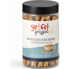 Getfit Karabuğdaylı Keten Tohumlu Grissini 80 gr