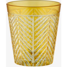 Chiara Alessi Lanza Sarı Cam Su Bardağı 345 ml
