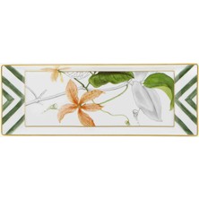Vista Alegre Amozonia Yeşil Porselen Servis Tabağı 32X12 cm