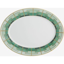 Vista Alegre Emerald Yeşil Porselen Servis Tabağı 36 cm