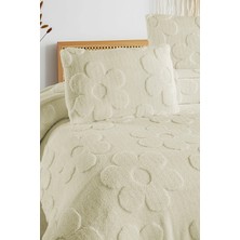 Noctiluca Fleura Çiçek Desen Tek Kişilik Battaniye Yumuşak Wellsoft Yatak Örtüsü 160X230 1 Adet Yastık Kılıfı