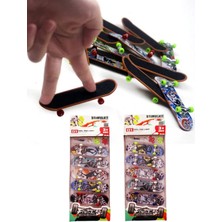 Tuengi Store 5'li Parmak Kaykayı Yüksek Kaliteli Skate Board Yedek Tekerlekli Tornavidalı Parmak Kaykay