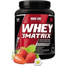 Hardline Nutrition Whey 3 Matrix Çilekli 908 gr Protein Tozu Düşük Yağ ve Karbonhidrat İçerir