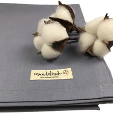 Özgürce Yumuşak Organik Pamuk Bebek Çarşaf Seti, Mavi Gri, Konforlu ve Güvenli