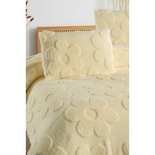 Noctiluca Fleura Çiçek Desen Tek Kişilik Battaniye Yumuşak Wellsoft Yatak Örtüsü 160X230 1 Adet Yastık Kılıfı