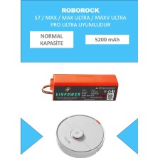 Vin Power Roborock S7 Robot Süpürge Uyumlu Batarya (Normal Kapasite)