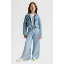 Ugly Duck 8-14 Yaş Arası Brazıl Taşlı Kot Ceket - Mavi