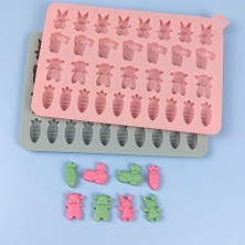 Siliko World Epoksi Jelibon Kraker Kalıbı Tavşan Hayvan Jelibon Kalıbı Balık Haribo Kalıbı